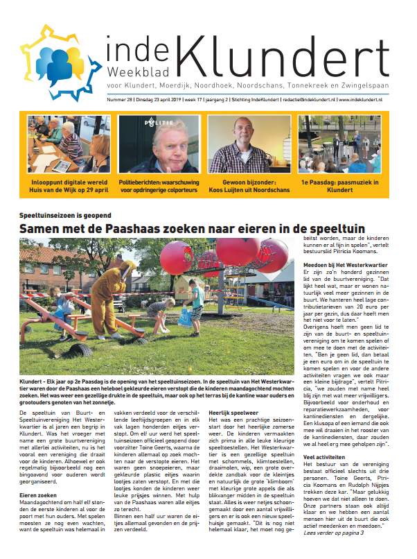 Cover 28e uitgave, 23 april 2019