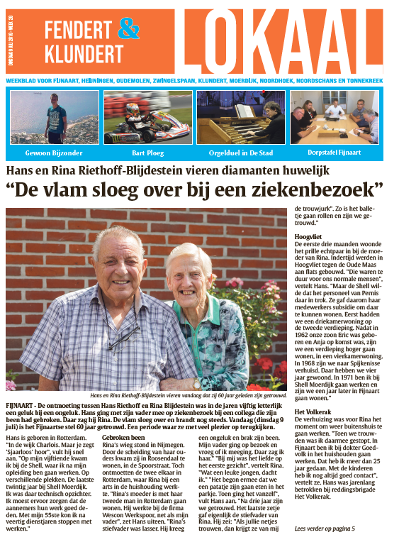 Cover 39e uitgave, 9 juli 2019